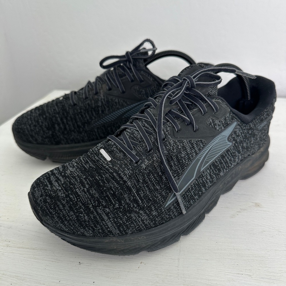 Altra Running Shoes Mens 8.5 Torin 5 Black Gray AL0A5472001 Lace Up